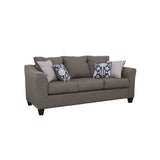 Sofa - Salizar Flared Arm Sofa Grey