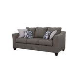 Sofa - Salizar Flared Arm Sofa Grey