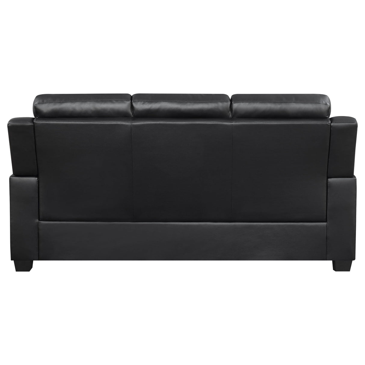 Finley Upholstered Pillow Top Arm Living Room Set Black - 506551 - S2 - image - 4