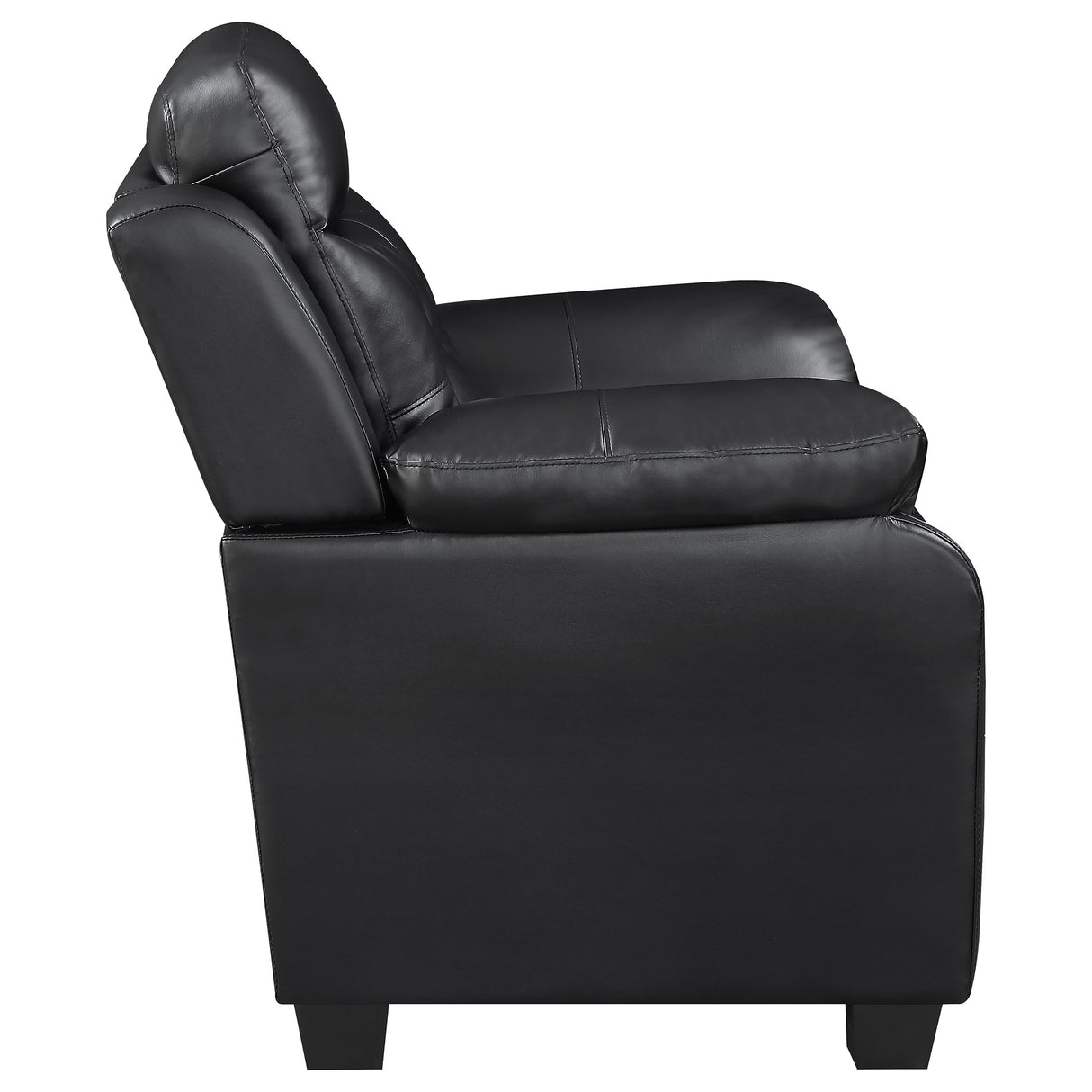 Loveseat - Finley Tufted Upholstered Loveseat Black