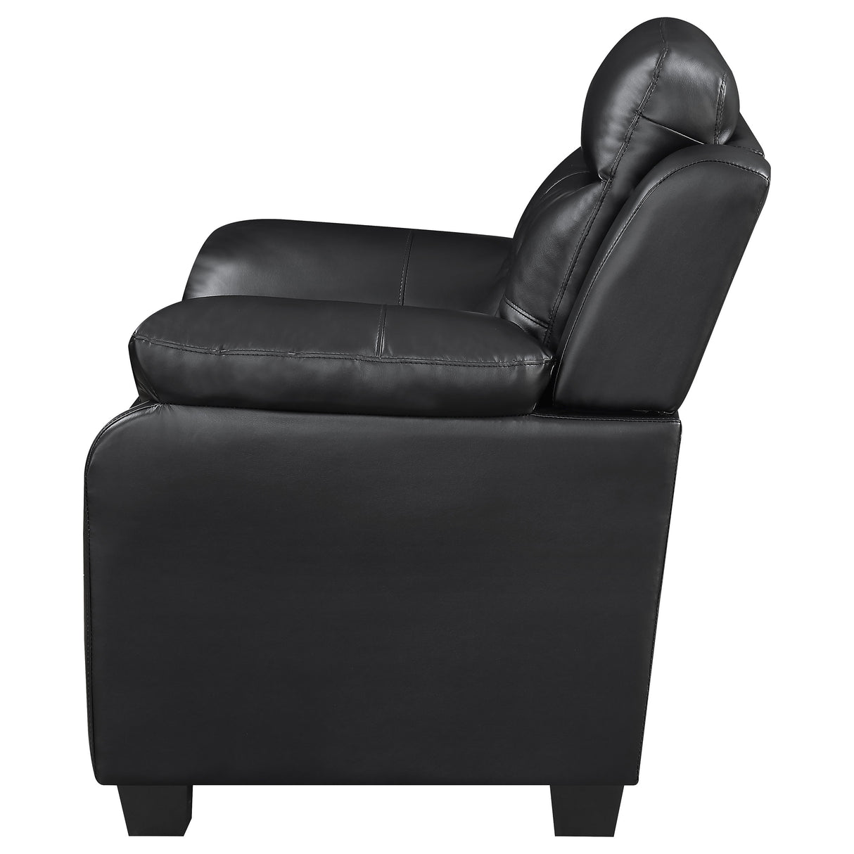 Chair - Finley Tufted Upholstered Chair Black