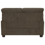 Clementine Upholstered Pillow Top Arm Living Room Set | Coaster | Home Elegance USA