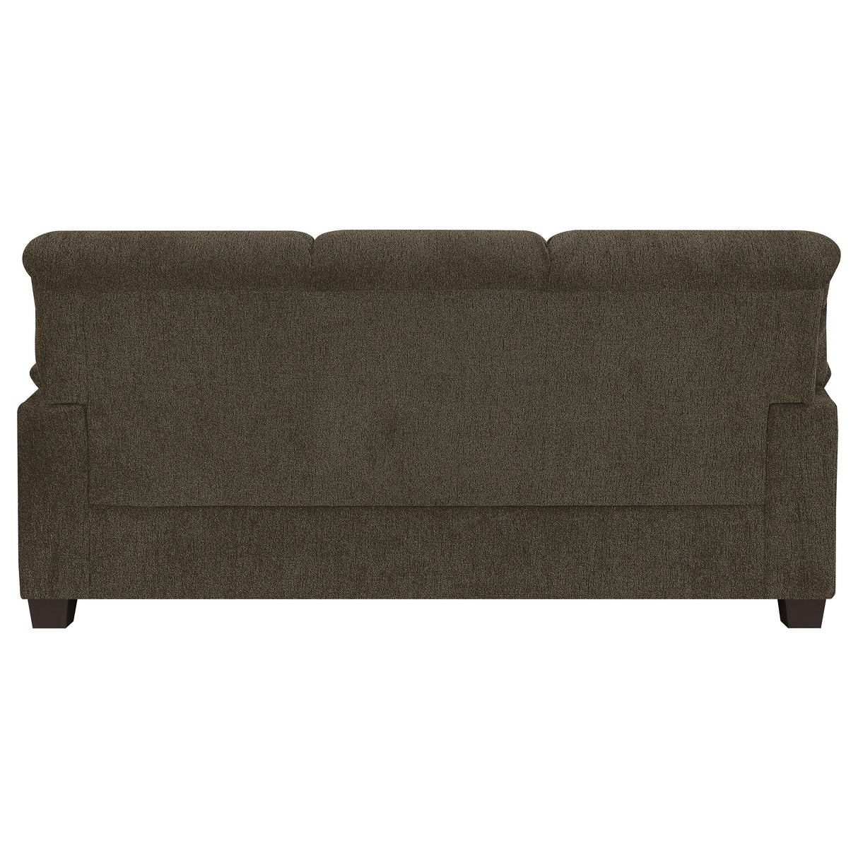 Sofa - Clementine Upholstered Sofa with Nailhead Trim Brown