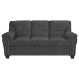 Clementine Upholstered Pillow Top Arm Living Room Set - 506574 - S3 - image - 3