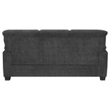 Sofa - Clementine Upholstered Sofa with Nailhead Trim Grey