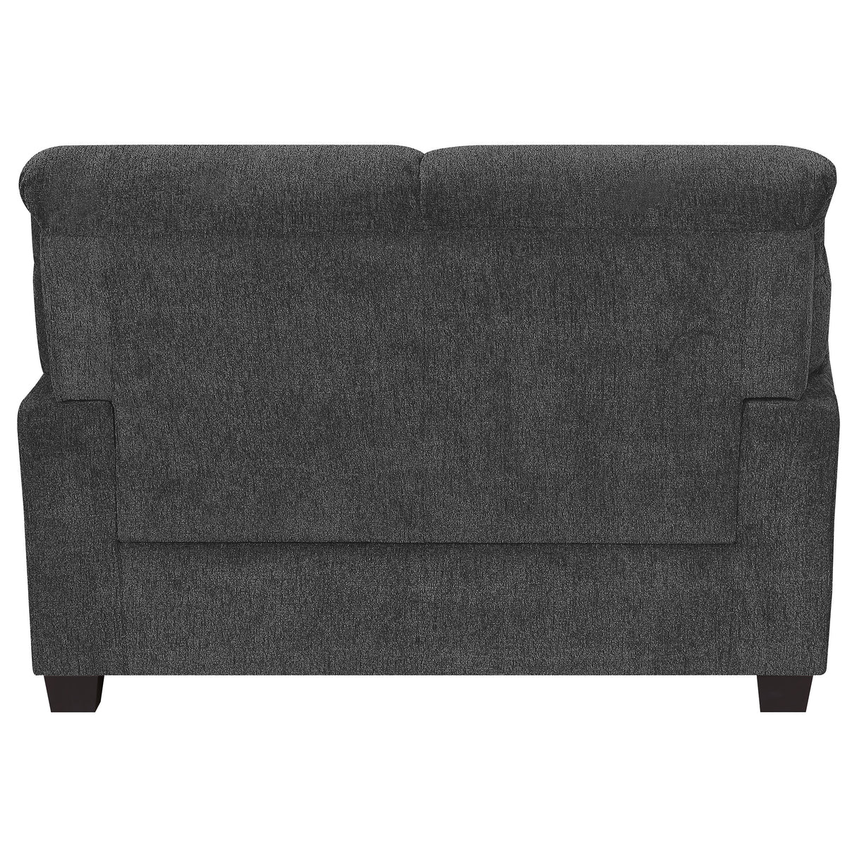 Loveseat - Clementine Upholstered Loveseat with Nailhead Trim Grey