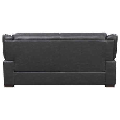 Arabella Upholstered Pillow Top Arm Living Room Set Grey - 506591 - S3 - image - 3