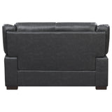 Arabella Upholstered Pillow Top Arm Living Room Set Grey | Coaster | Home Elegance USA