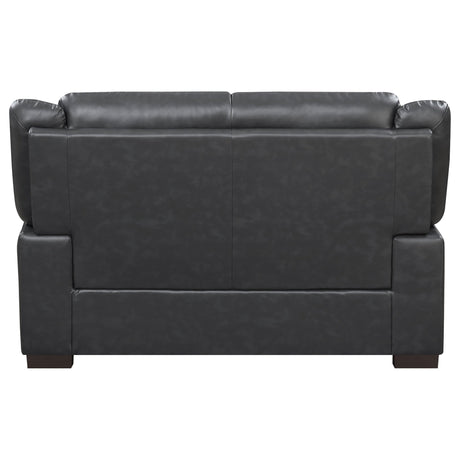 Arabella Upholstered Pillow Top Arm Living Room Set Grey - 506591 - S3 - image - 5