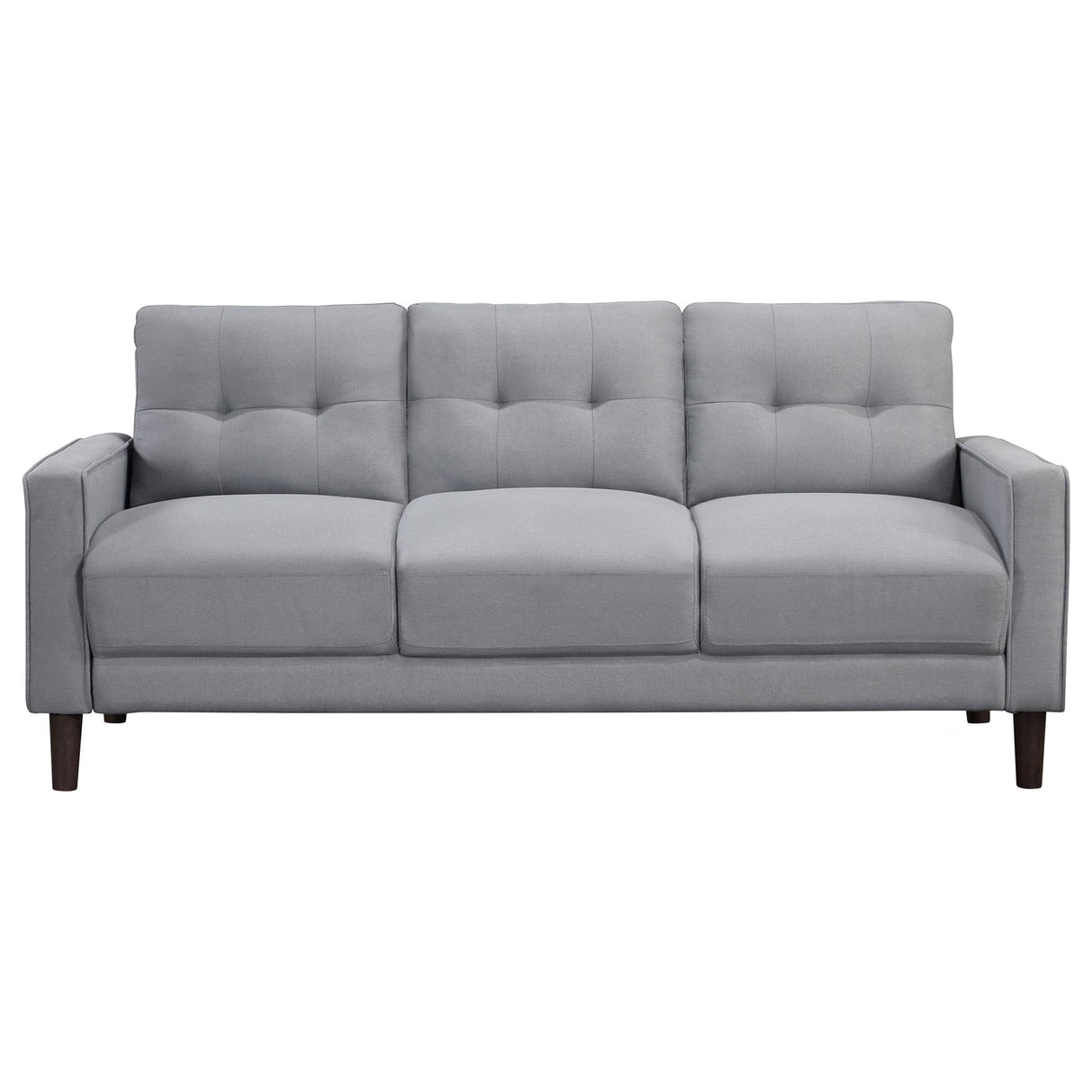 Bowen 2 - piece Upholstered Track Arms Tufted Sofa Set Grey | Coaster | Home Elegance USA