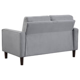 Bowen 2 - piece Upholstered Track Arms Tufted Sofa Set Grey - 506781 - S2 - image - 8