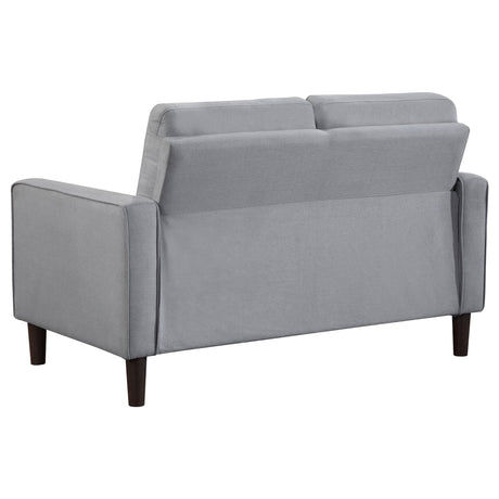 Bowen 3 - piece Upholstered Track Arms Tufted Sofa Set Grey - 506781 - S3 - image - 7