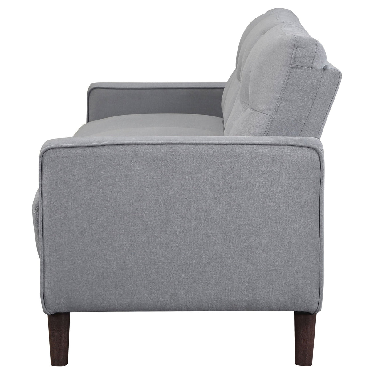 Bowen Upholstered Track Arms Tufted Sofa Grey | Coaster | Home Elegance USA