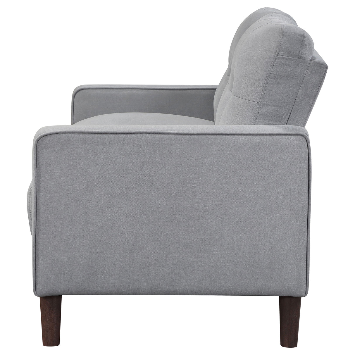 Loveseat  - Bowen Upholstered Track Arms Tufted Loveseat Grey