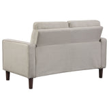 Bowen 3 - piece Upholstered Track Arms Tufted Sofa Set Beige | Coaster | Home Elegance USA