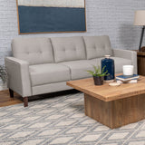 Bowen Upholstered Track Arms Tufted Sofa Beige | Coaster | Home Elegance USA