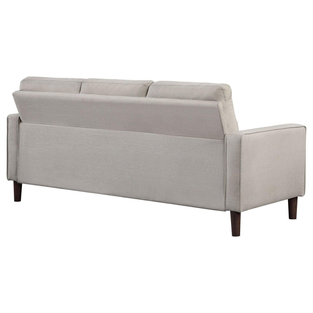 Bowen Upholstered Track Arms Tufted Sofa Beige | Coaster | Home Elegance USA