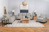 Bowen Upholstered Track Arms Tufted Sofa Beige | Coaster | Home Elegance USA