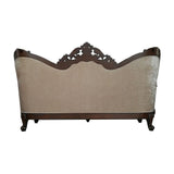 Devayne Sofa W/6 Pillows(Same Lv01582) 50685 Pattern Fabric & Dark Walnut Finish | Acme - 50685 - Home Elegance USA - 3