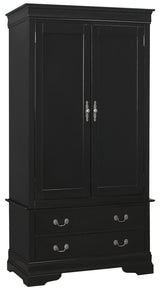 Elegant Black Traditional Armoire - sold by Home Elegance USA