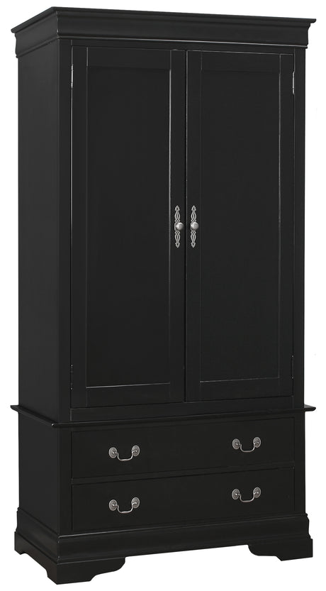 Elegant Black Traditional Armoire - sold by Home Elegance USA