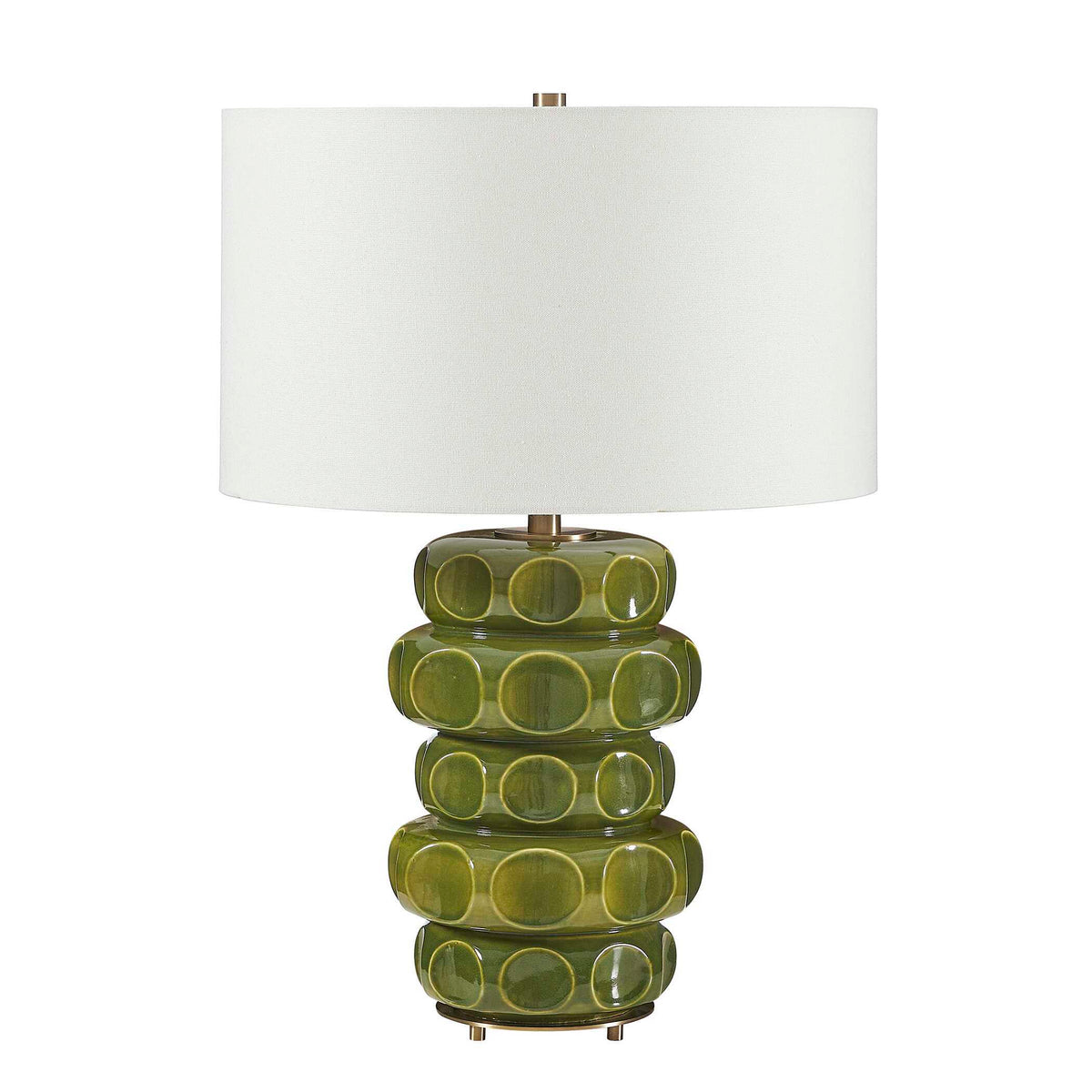 Masau Table Lamp - Green by Uttermost - View 5