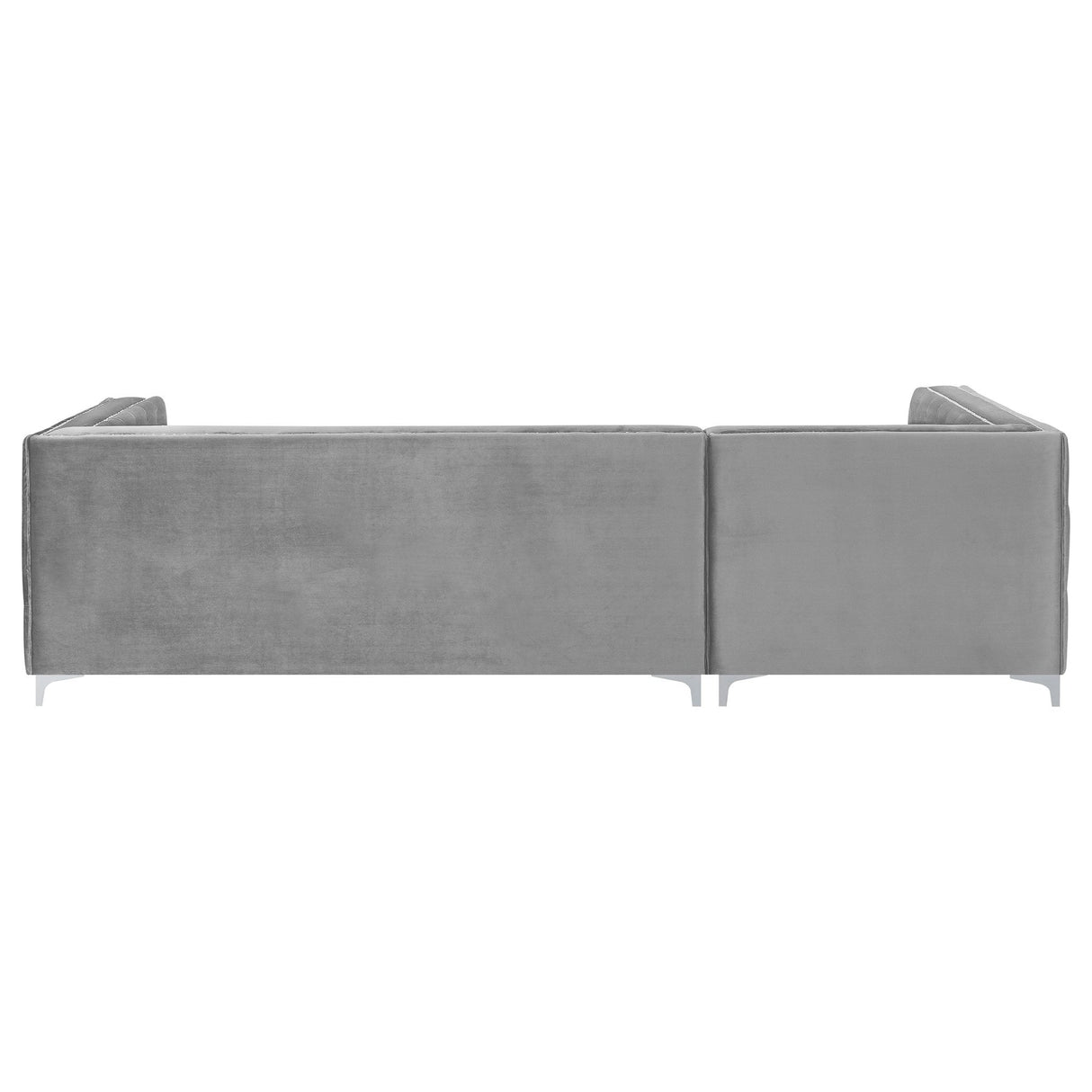 Bellaire Button - tufted Upholstered Sectional Silver | Coaster - 508280 - Home Elegance USA - 8