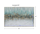 Divide Hand Painted Art - Blue / Beige by Uttermost - View 8