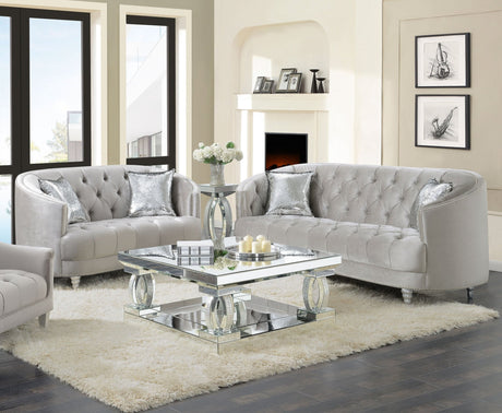 Avonlea 2 - piece Tufted Living Room Set Grey - 508461 - S2 - image - 1