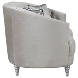 Avonlea Sloped Arm Tufted Loveseat Grey | Coaster | Home Elegance USA