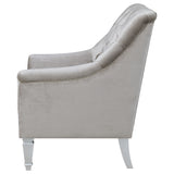 Chair - Avonlea Sloped Arm Tufted Chair Grey