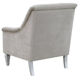 Chair - Avonlea Sloped Arm Tufted Chair Grey