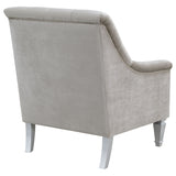 Chair - Avonlea Sloped Arm Tufted Chair Grey