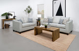 Sofa - Salizar Upholstered Track Arm Fabric Sofa Grey Mist