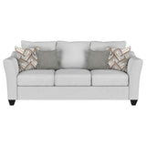 Sofa - Salizar Upholstered Track Arm Fabric Sofa Grey Mist