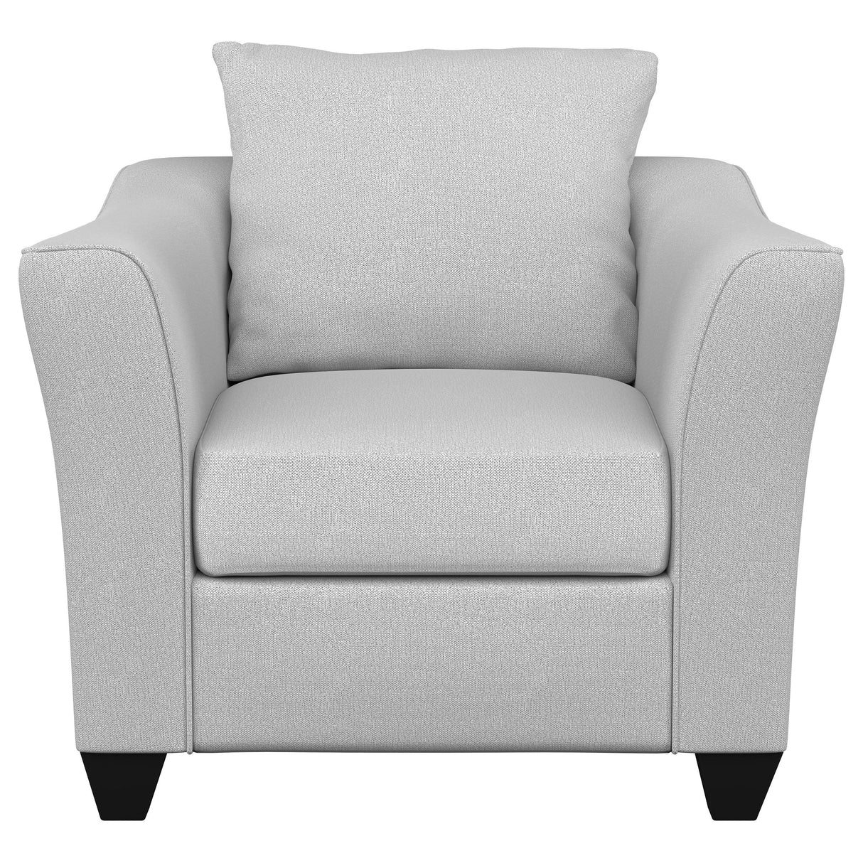 Chair - Salizar Upholstered Track Arm Fabric Accent Chair Grey Mist