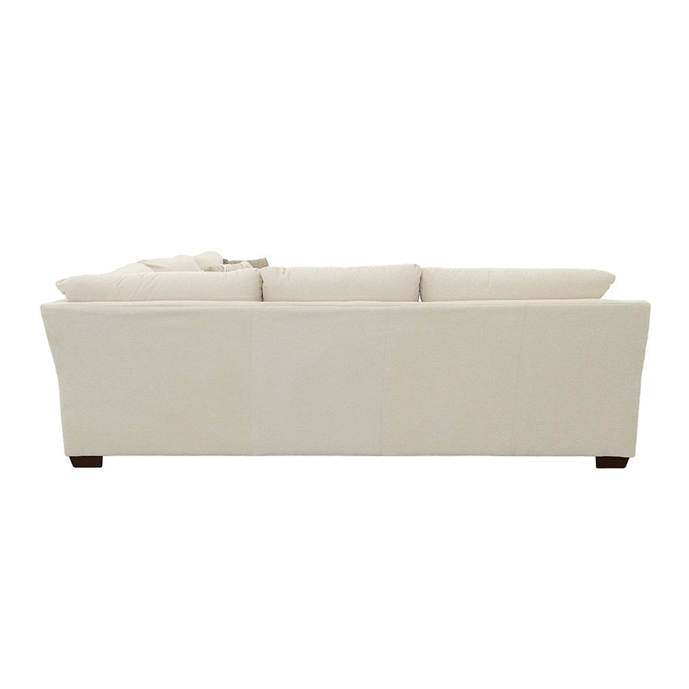 Aria L - shaped Sectional with Nailhead Oatmeal | Coaster - 508610 - Home Elegance USA - 5