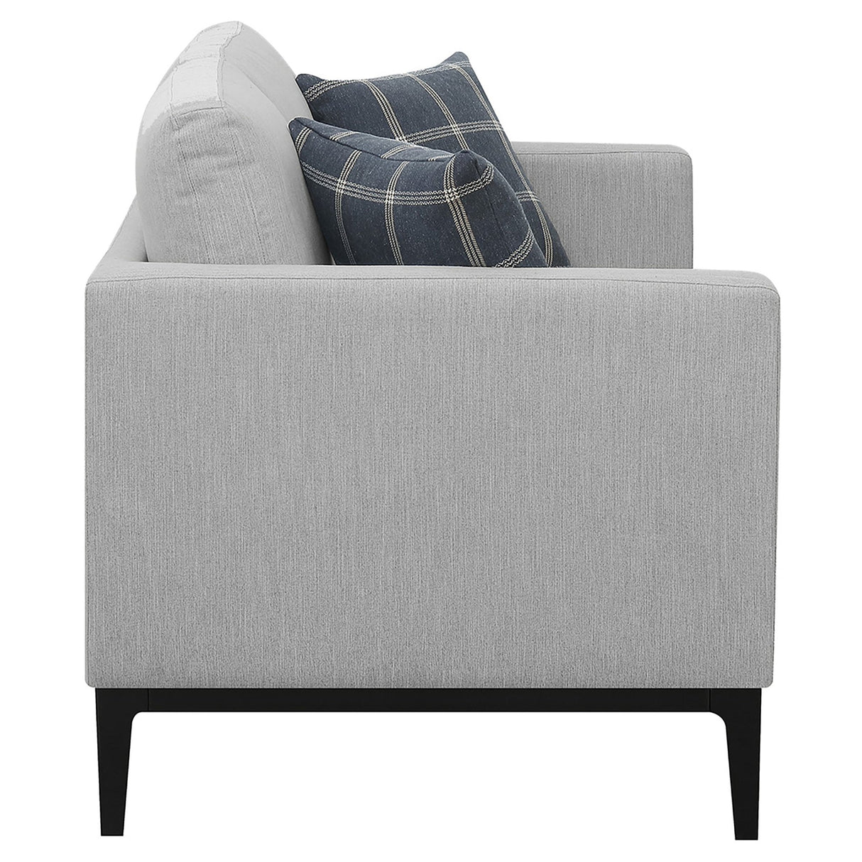 Apperson Cushioned Back Loveseat Light Grey | Coaster | Home Elegance USA