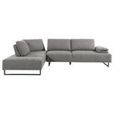 Arden 2 - piece Adjustable Back Sectional Taupe | Coaster | Home Elegance USA