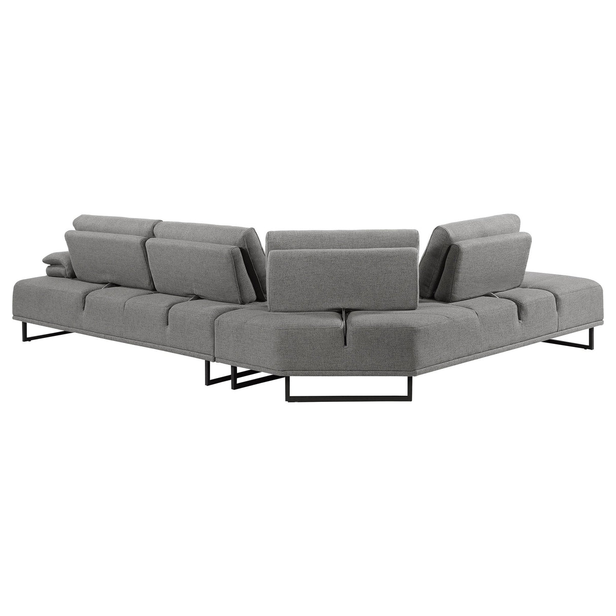 Arden 2 - piece Adjustable Back Sectional Taupe | Coaster | Home Elegance USA