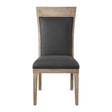 Encore Armless Chair Dark Gray - Black / Light Brown by Uttermost - View 1