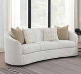 Sofa - Rainn Upholstered Tight Back Sofa Latte