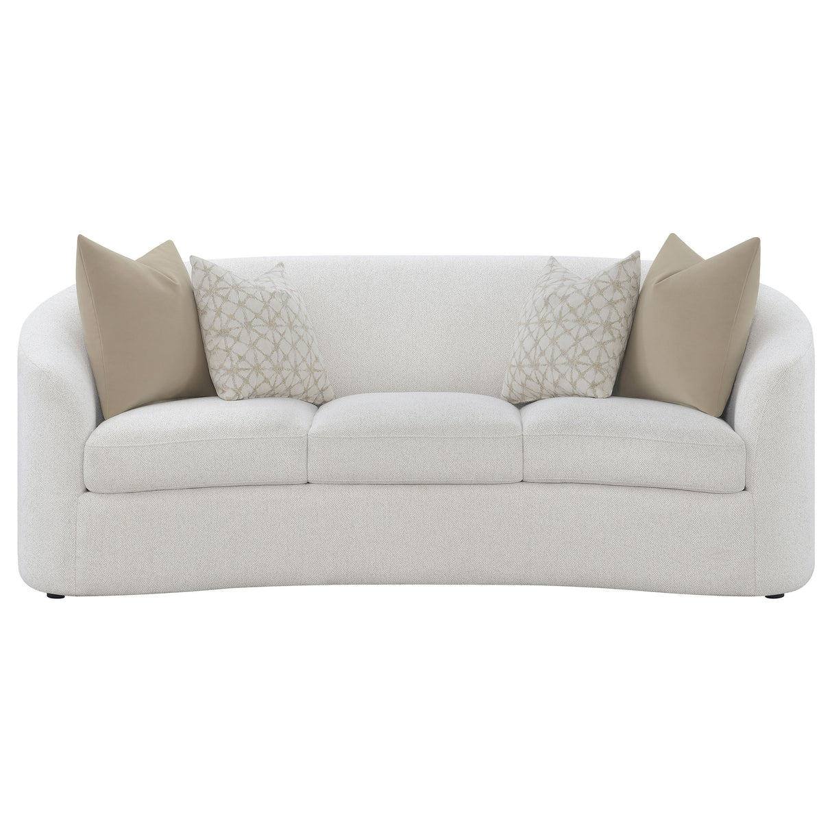 Sofa - Rainn Upholstered Tight Back Sofa Latte