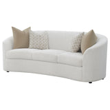 Sofa - Rainn Upholstered Tight Back Sofa Latte