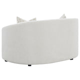 Loveseat - Rainn Upholstered Tight Back Loveseat Latte