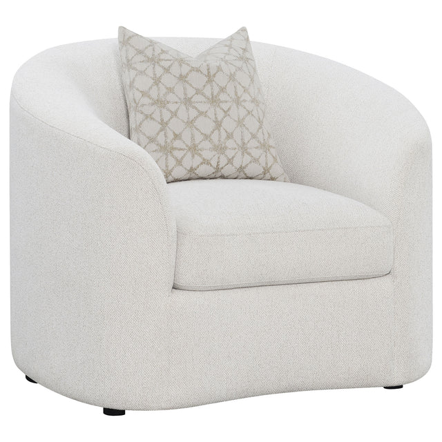 Chair - Rainn Upholstered Tight Back Chair Latte