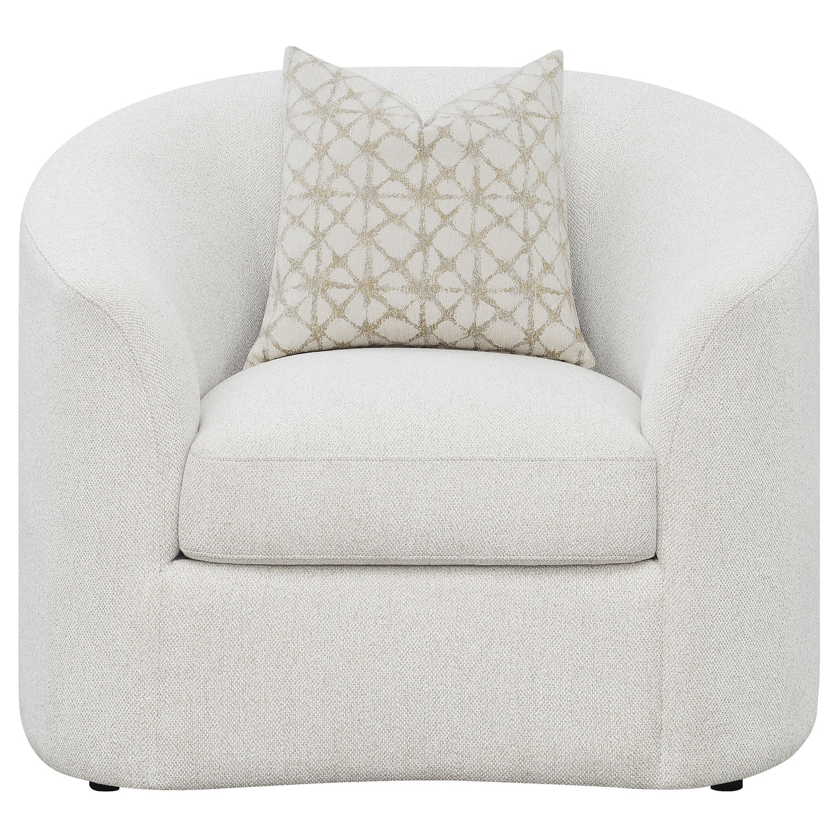 Chair - Rainn Upholstered Tight Back Chair Latte