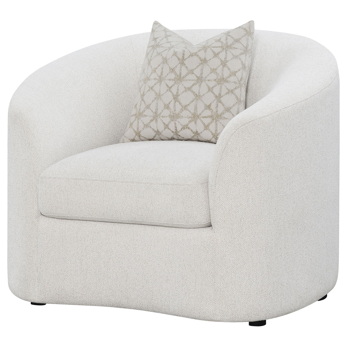 Chair - Rainn Upholstered Tight Back Chair Latte