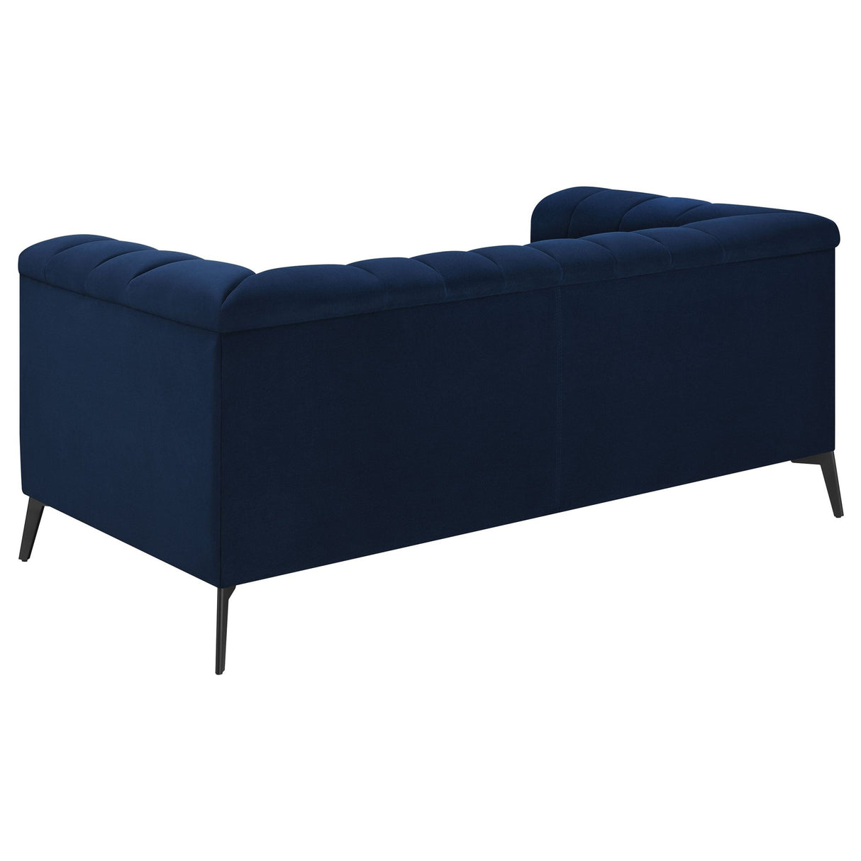 Chalet 2 - piece Tuxedo Arm Living Room Set Blue - 509211 - S2 - image - 8