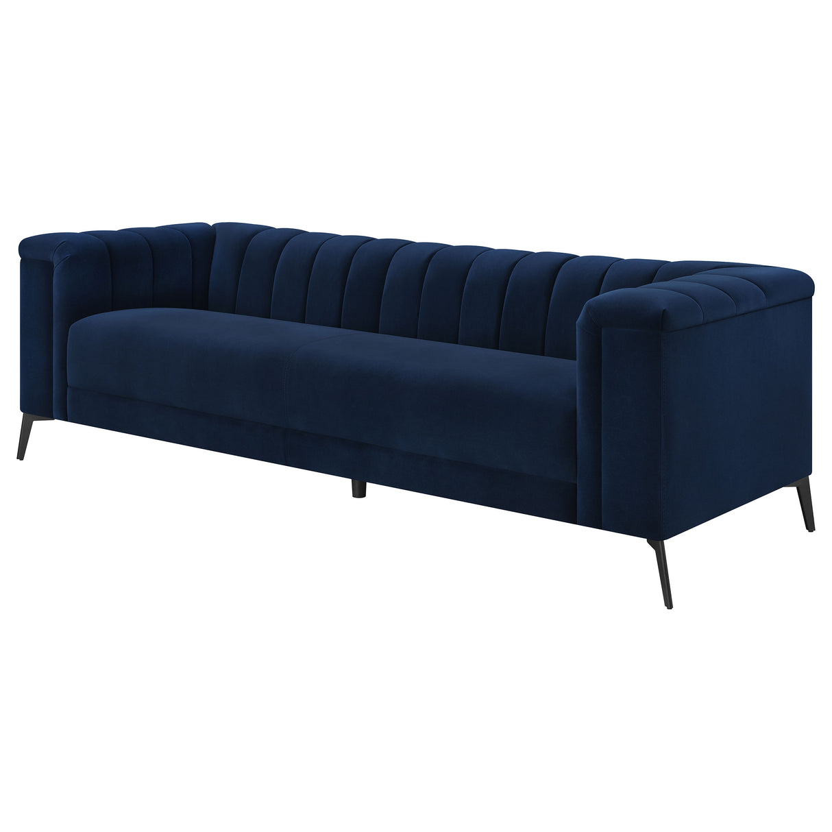 Sofa  - Chalet Tuxedo Arm Sofa Blue